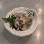 焼肉居酒屋おにやんま - つぶ貝わさび和え