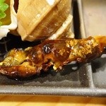 高橋水産 - 襟裳岡つぶ貝刺肝焼盛合せ390円(税別)