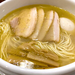 ラーメン専門店 徳川町 如水 - 塩ラーメン　全部のせ