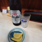 のり吉ラーメン - 2024年9月　瓶ビール　550円