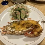 居酒屋がんこ - 伊勢海老ウニ焼き