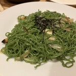 居酒屋がんこ - クロレラ焼きそば