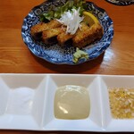 海鮮居酒屋 酒組 - マグロのレアカツ(1408円)