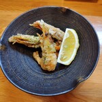 海鮮居酒屋 酒組 - 甘エビの唐揚げ(じゃんけんで勝ったサービス)