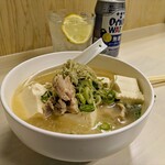 tell me キッチン - 鶏スープの湯豆腐