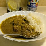 tell me キッチン - ポークカレーライス小盛り　無農薬白米