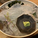 博多もつ鍋 前田屋 総本店 - イカの活き造り(半身：280g)　4866円