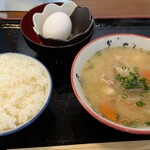 とんから食堂 - 豚汁定食