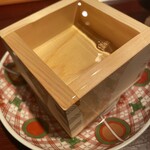 手打そば 大川や - 枡酒！