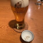 手打そば 大川や - 生ビール