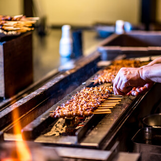 名物やきとり『三日五回炙りの皮串』