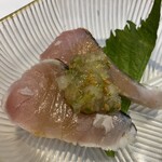 よし佳 - サワラのタタキ　山形ダシ