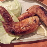 居酒屋あふ - 手羽先（宮崎だっけ？何とか鶏(^_^;)