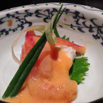 卯夢 - 甘エビの酒盗付け