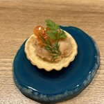 La Vallee d'Or - 自家製スモークサーモンのリエットのタルト