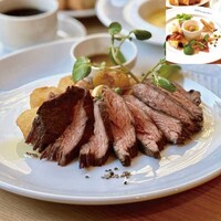 本日のスープ付きスペシャルランチ　赤身牛肉【カイノミ】のタリアータ　メインランチセット
