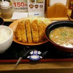 Katsuya - ダブルチキンカツ定食の豚汁を大に変更です　(6/10)