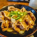 ヨコクラうどん - ふわっふわ肉の肉ぶっかけ