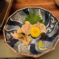 桑名蛤料理・蛤しゃぶしゃぶ 貝新 - 2025.01.蛤のお造り