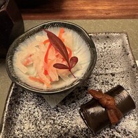 桑名蛤料理・蛤しゃぶしゃぶ 貝新 - 2025.01.先付け