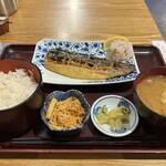 炭火焼専門食処 白銀屋 - とろさば旨塩焼き定食('25/01/18)
