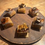 fudo - 生八橋と西京味噌漬けのフォアグラ