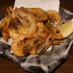飲んべぇ食堂 らくだ屋 - 芝エビ唐揚げ
