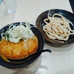 手打ちうどん 力丸 - かつカレーうどん(つけ・200g)
