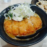 手打ちうどん 力丸 - かつカレーうどん(つけ・200g)