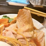 拉麺 生姜と肉 - 