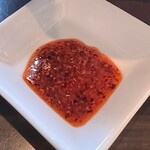 らーめん屋 たつし - 替え玉時に貰えました（辛味）