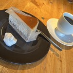 ル シミキ - 十勝産小豆のダブル餡チーズケーキ