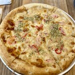 メレンゲ - 紅ズワイ蟹のグラタンクリームピッツァ