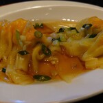 龍天門 - 海鮮湯引きワンタン