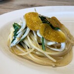 リトルネスト - しらすと春菊 自家製からすみペペロンチーノ