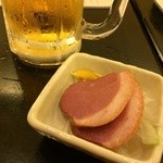 輪囲輪囲酒場 熱心 - つきだしは鴨さんでした(≧∀≦)ﾉ