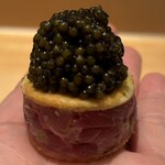 銀座 大石 - キャビア、カツオ