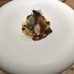 T.N - 豚足ラビオリ笑笑　エビのビスクソースがちょっと強いかな。