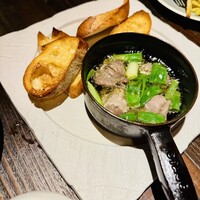 デ サリータ 渋谷 - 砂肝のアヒージョ