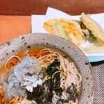 手打ち蕎麦 たがた - 野菜天もり　　¥1500