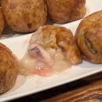 TAKOBIVA - たこやき（素焼き）　断面