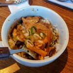 ニューえぞラーメン - 焦がし醤油スープ雑炊