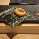 鮨うら山 - ホタテの磯辺焼