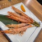 磯丸水産 - 赤海老の串焼（5尾）