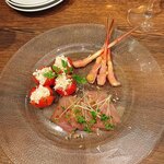 生姜ダイニングJINGER - 前菜3種です