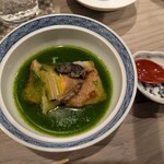 季肴 からはし - 白子豆腐と鮑