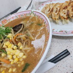 餃子の王将 - 味噌ラーメン＆餃子