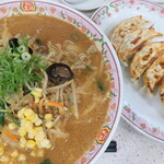 餃子の王将 - 味噌ラーメン＆餃子