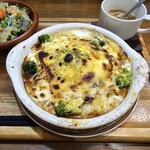 Cibo & Piantato - 4種のチーズとハンバーグドリア