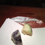 天ぷら 元吉 - 水茄子 Ｈ26.6